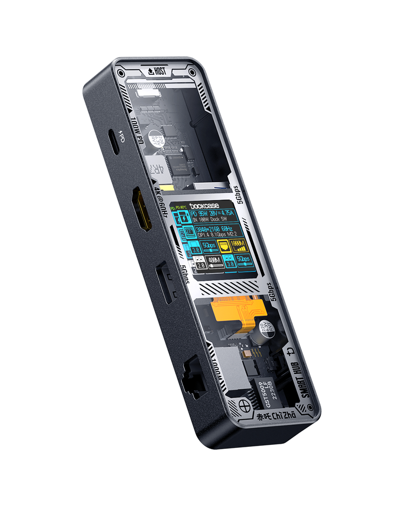 DOCKCASE Explorer Edition smart USB-C hub