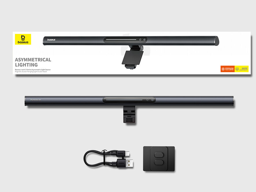Baseus i-Wok 3, magnetic mount and touch controls at a fraction of BenQ's price Baseus i-Wok 3 monitor light bar