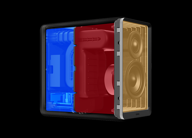 Edifier R1280DBs bookshelf speakers in wood grain finish
