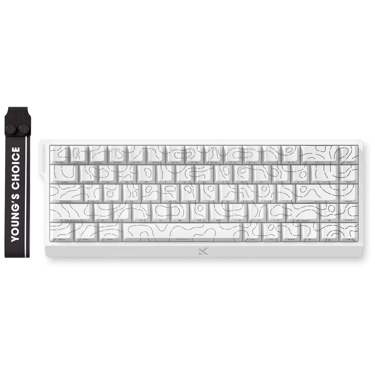 MCHOSE Ace 68 keyboard top-down view showing compact 65% layout